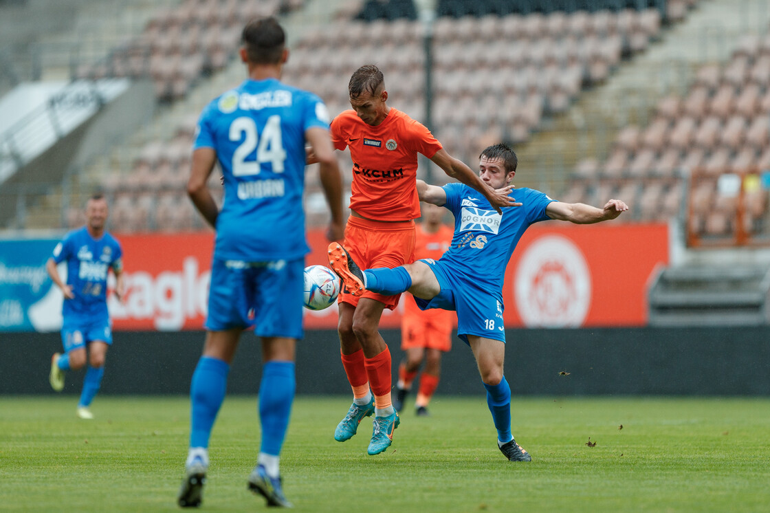 eWinner 2 liga: KGHM Zagłębie II Lubin - Hutnik Kraków | FOTO