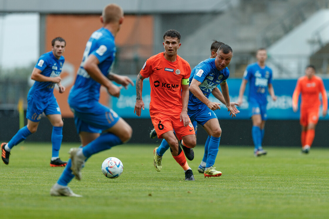 eWinner 2 liga: KGHM Zagłębie II Lubin - Hutnik Kraków | FOTO