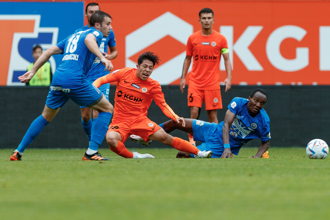 eWinner 2 liga: KGHM Zagłębie II Lubin - Hutnik Kraków | FOTO