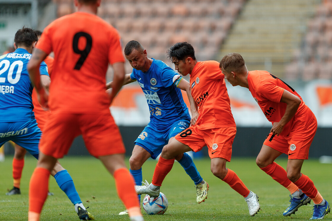 eWinner 2 liga: KGHM Zagłębie II Lubin - Hutnik Kraków | FOTO