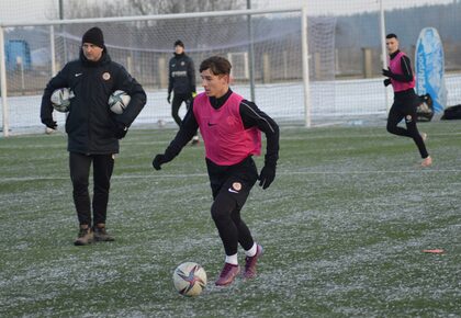 Poranny trening drużyn U17 i U16