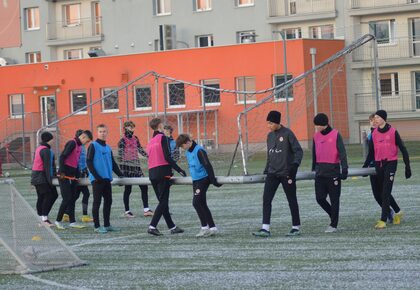 Poranny trening drużyn U17 i U16