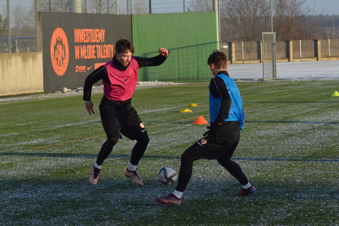 Poranny trening drużyn U17 i U16