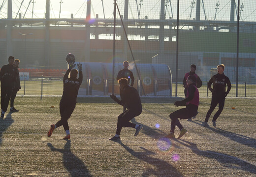 Poranny trening drużyn U17 i U16