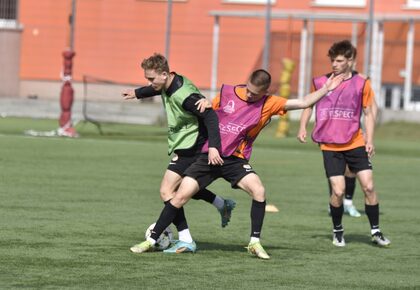 Poranny trening drużyn U-19 oraz U-17