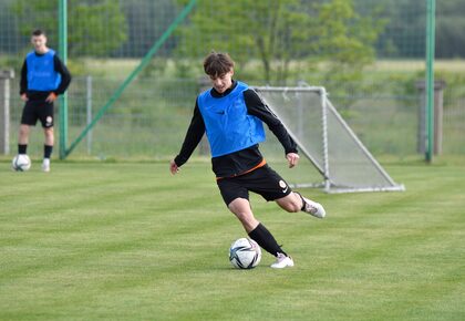 Poranny trening drużyn U-19 oraz U-17