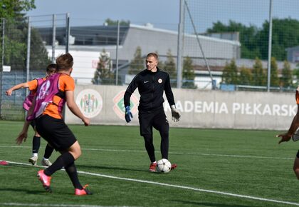 Poranny trening drużyn U-19 oraz U-17