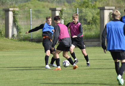 Poranny trening drużyn U-19 oraz U-17