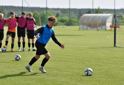 Poranny trening drużyn U-19 oraz U-17