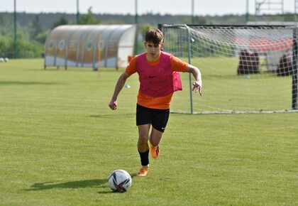 Poranny trening drużyn U-19 oraz U-17