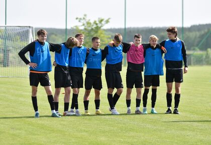 Poranny trening drużyn U-19 oraz U-17