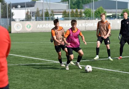 Poranny trening drużyn U-19 oraz U-17