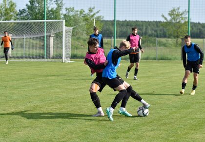 Poranny trening drużyn U-19 oraz U-17