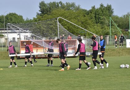 Poranny trening drużyn U-19 oraz U-17