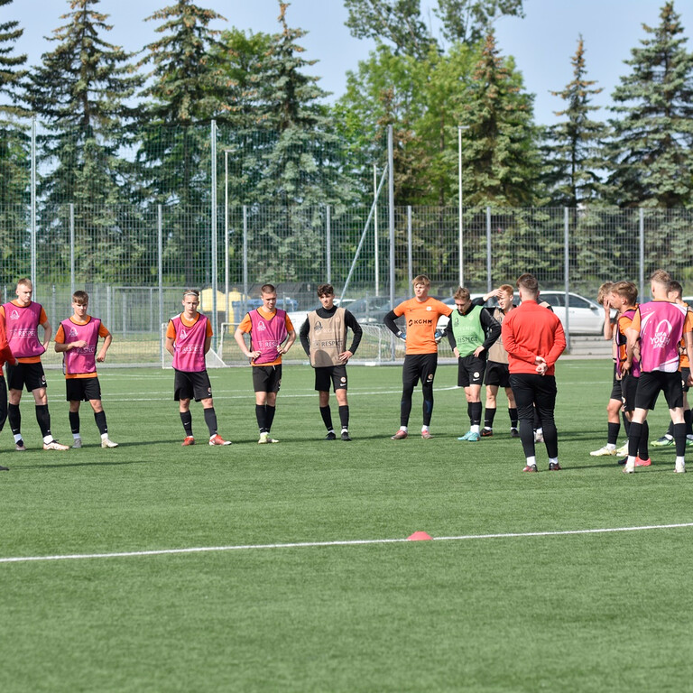 Poranny trening drużyn U-19 oraz U-17