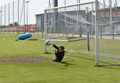 Poranny trening drużyn U-19 oraz U-17