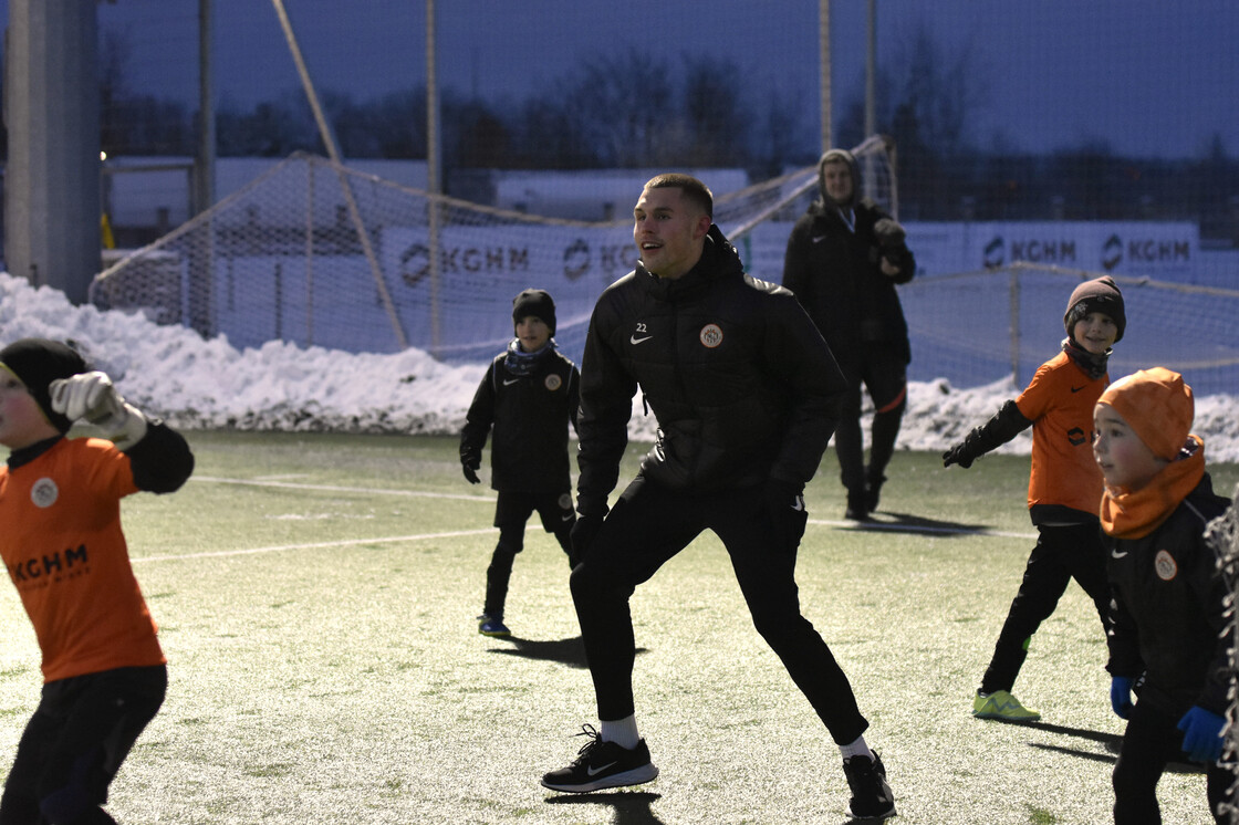 Szymon Weirauch i Filip Kocaba odwiedzili najmłodszych zawodników podczas zimowych obozów Szymon Weirauch i Filip Kocaba odwiedzili najmłodszych zawodników podczas zimowych obozów