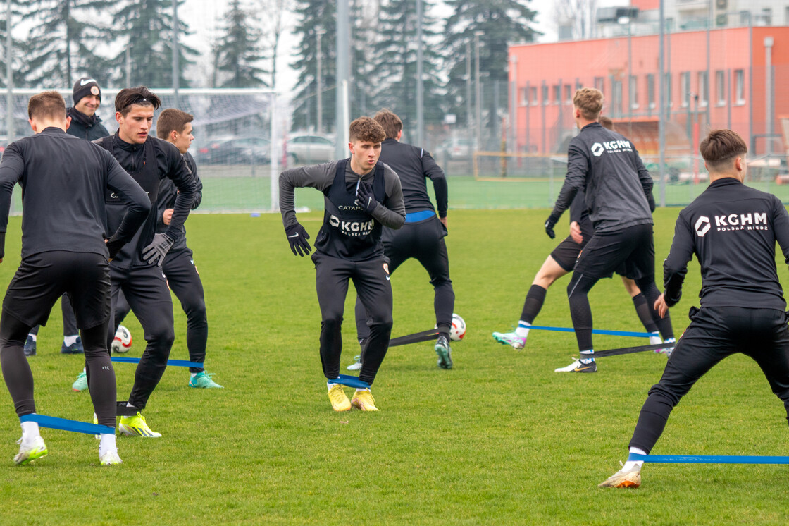 Trening drugiej drużyny Miedziowych | FOTO Trening drugiej drużyny Miedziowych | FOTO