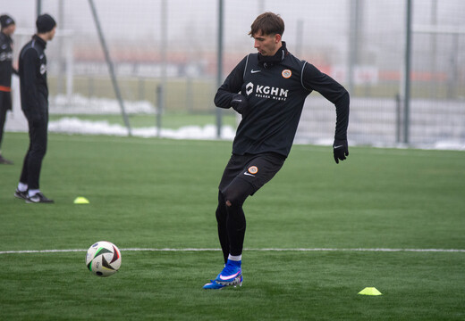 Trening KGHM Zagłębia II Lubin w obiektywie